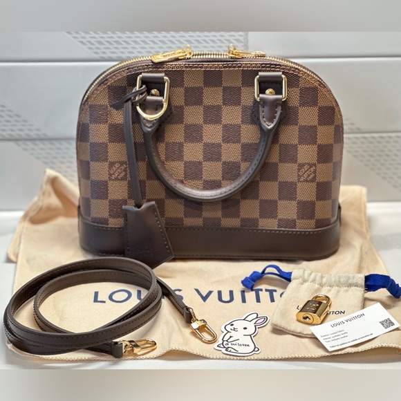 🤎Brand New Louis Vuitton Alma BB Damien Ebene 🤎 - Picture 2 of 9